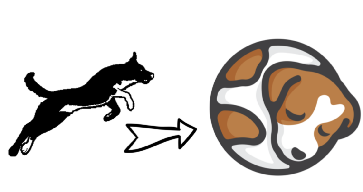 Hundehall og Velpr logoer